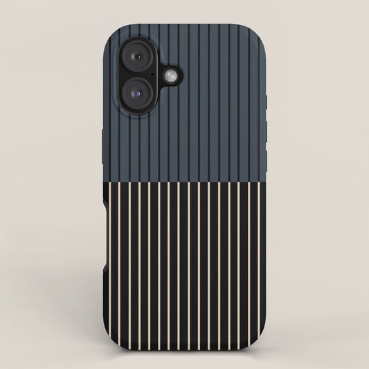 Color Block Lines XVII iPhone Case Gallery Image 1