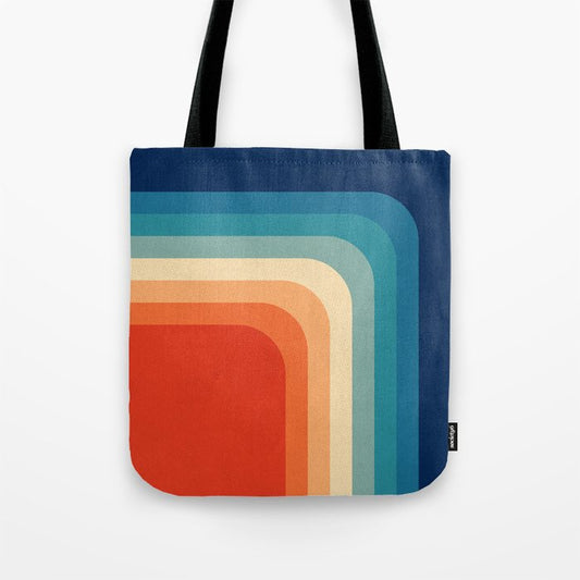 Retro 70s Color Palette III Tote Bag Gallery Image 1