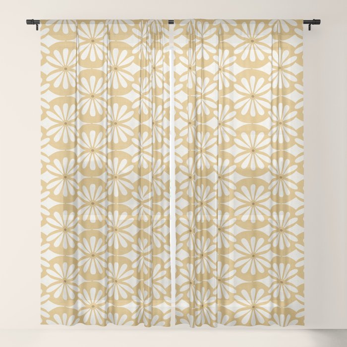 Solstice Boho Geometric Goldenrod Window Curtain Gallery Image 21