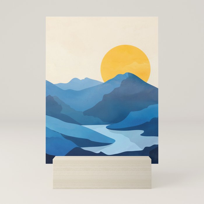 Minimalistic Landscape 10 Mini Art Print Gallery Image 5