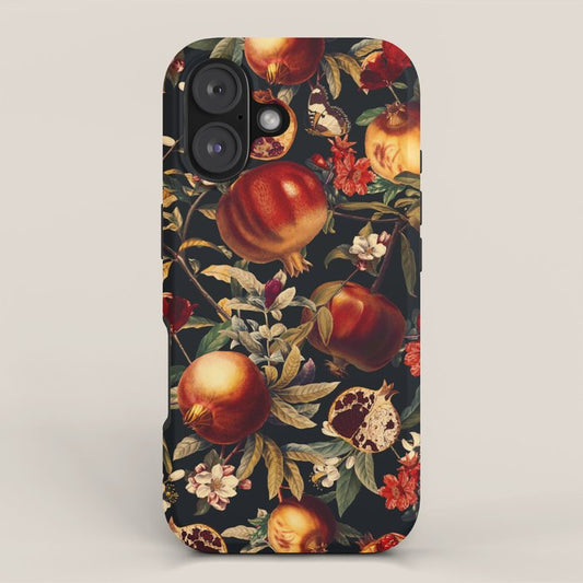 Pomegranate Garden II - Night iPhone Case Gallery Image 1