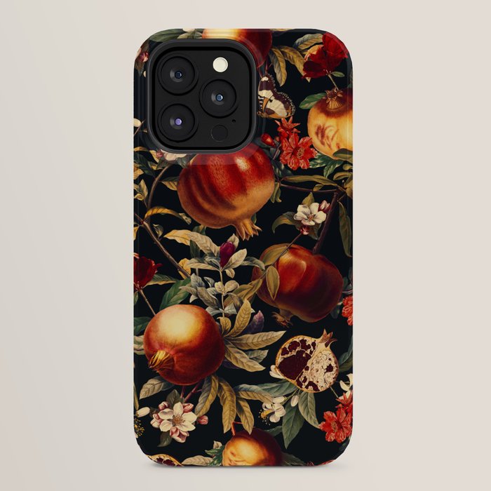 Pomegranate Garden II - Night iPhone Case Gallery Image 24