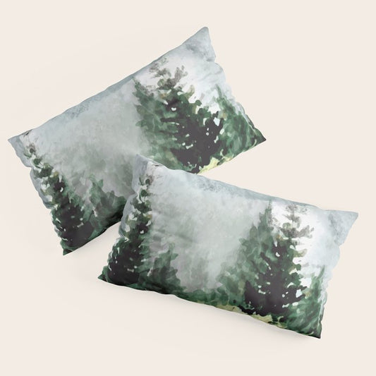 Pine Trees 2 Pillow Sham Gallery Image 2