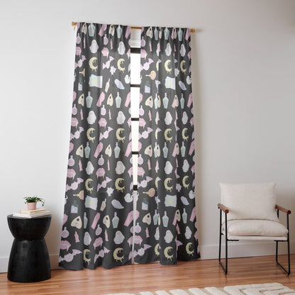 Pastel Goth Window Curtain Gallery Image 14
