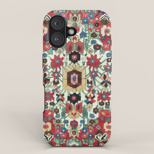 Antique Persian Bakhtiari Rug Print iPhone Case Gallery Image 1