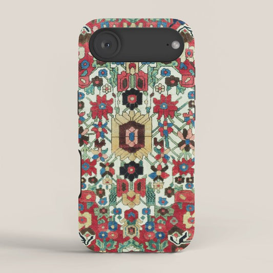 Antique Persian Bakhtiari Rug Print iPhone Case Gallery Image 2