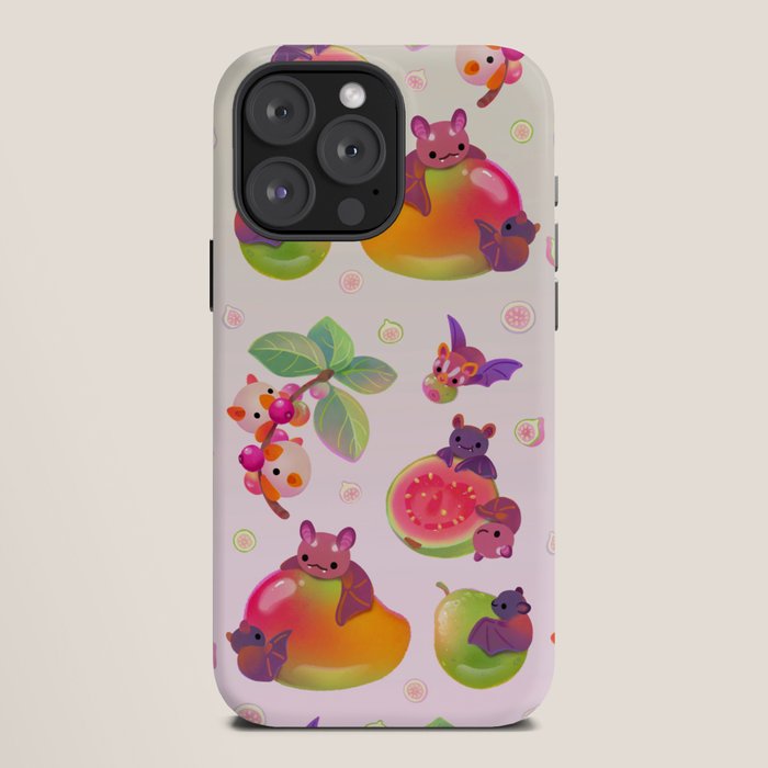 Fruit and bat - pastel iPhone Case Gallery Image 12