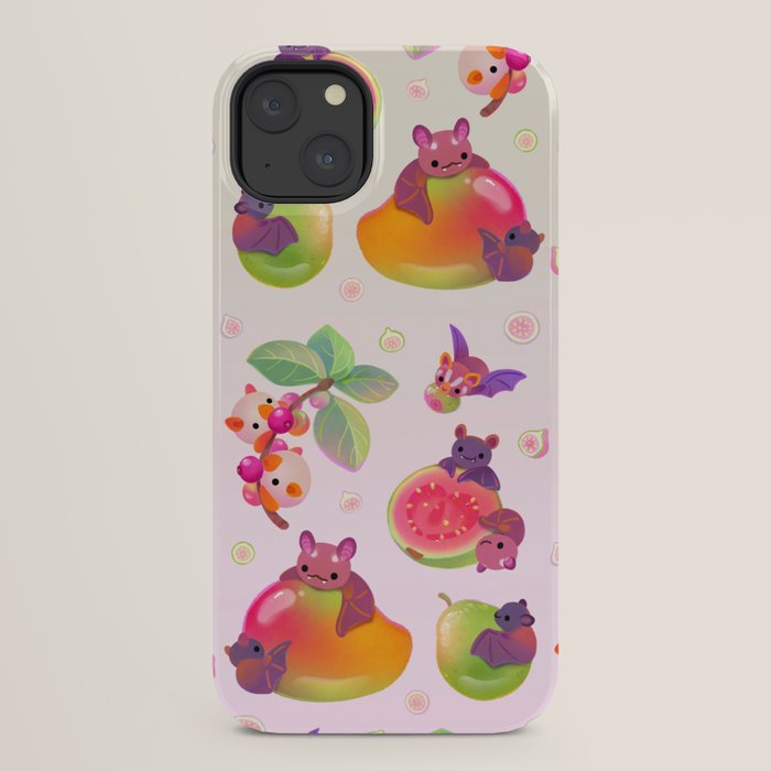 Fruit and bat - pastel iPhone Case Gallery Image 22
