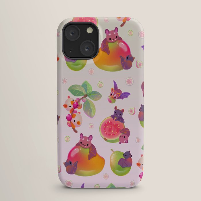 Fruit and bat - pastel iPhone Case Gallery Image 17