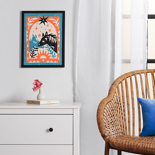 Horse Protector Framed Poster 12x16