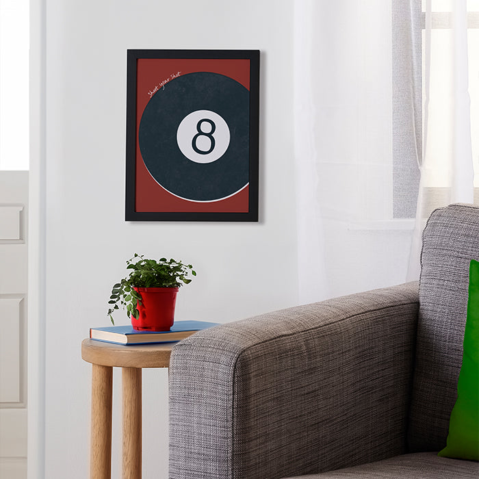 Magic Eight Framed Poster 9x12