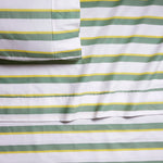 Off-Set Stripe Brushed Cotton Sheet Set