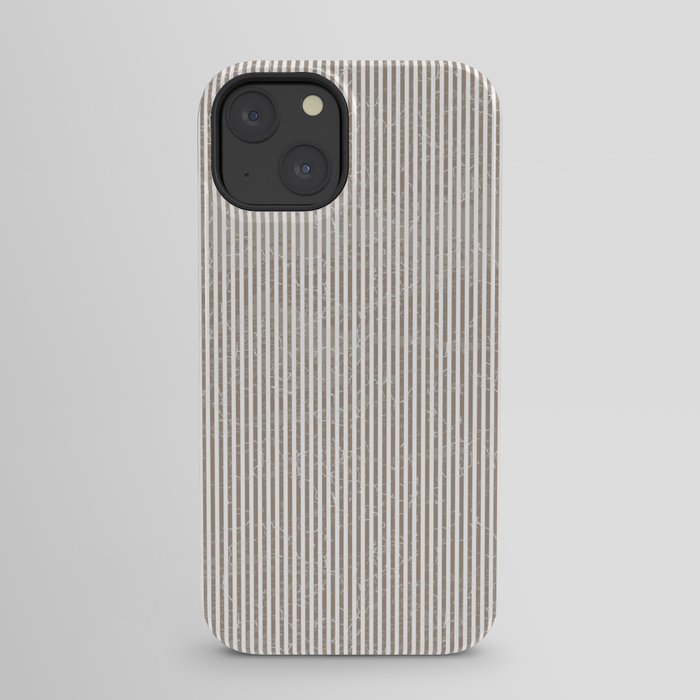 Cocoa Brown Tan Pinstripes iPhone Case Gallery Image 21