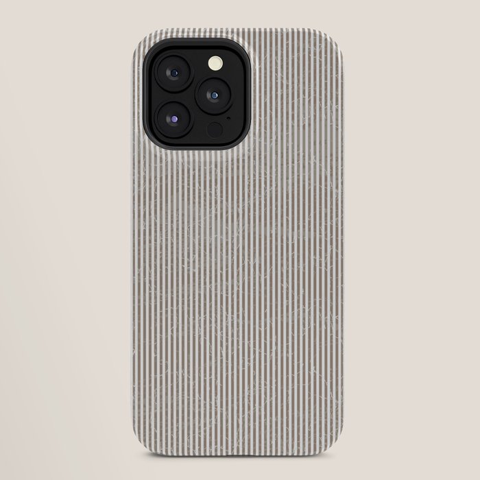 Cocoa Brown Tan Pinstripes iPhone Case Gallery Image 28