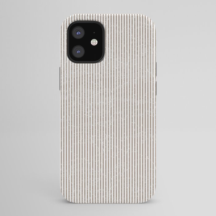Cocoa Brown Tan Pinstripes iPhone Case Gallery Image 42