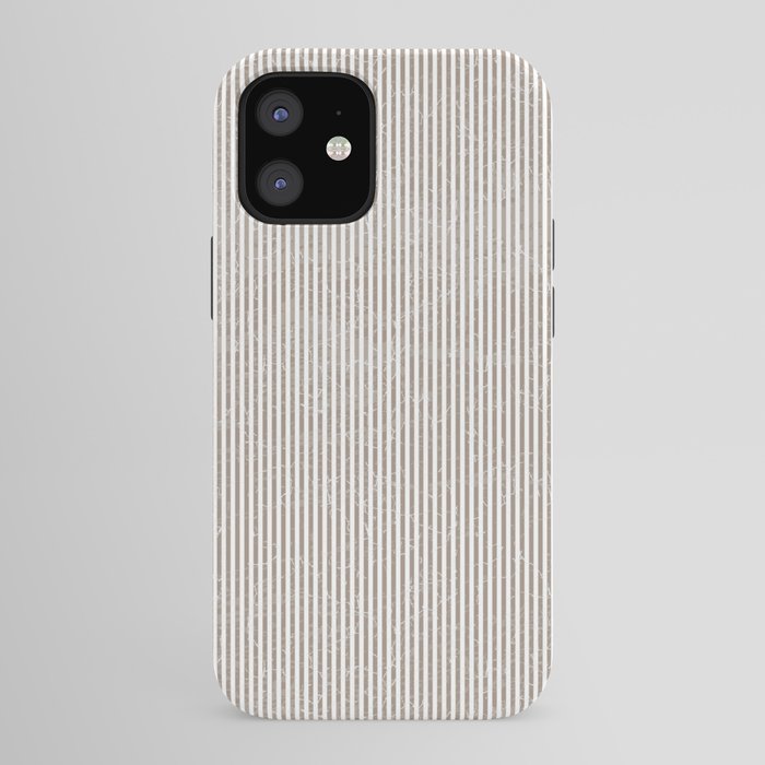 Cocoa Brown Tan Pinstripes iPhone Case Gallery Image 41