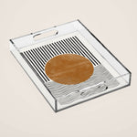 Abstract Modern Acrylic Tray Gallery Image 1