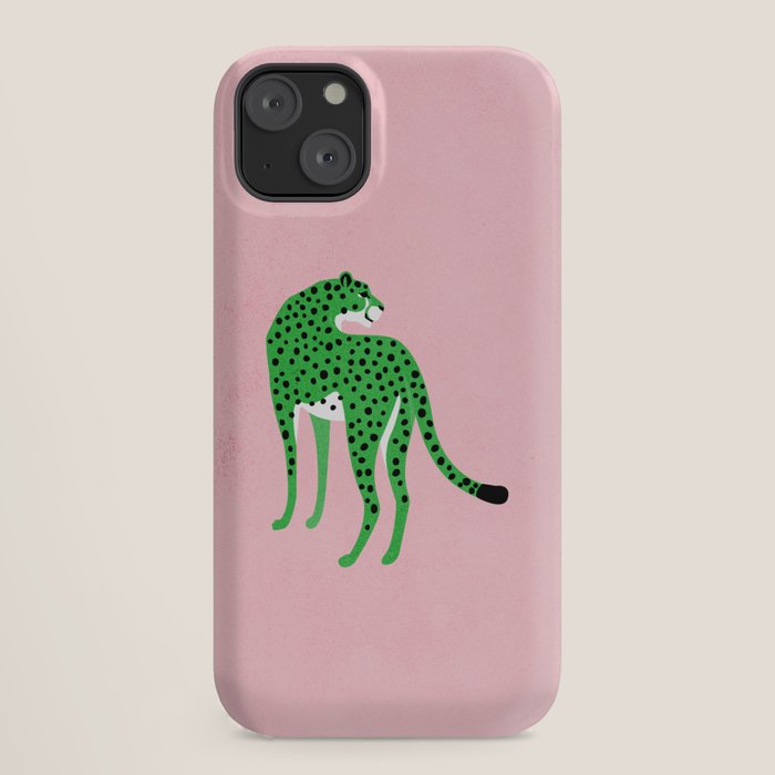 The Stare 2: Tropical Green Cheetah Edition iPhone Case Gallery Image 18