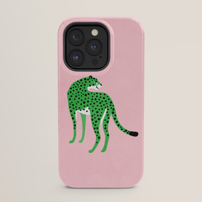 The Stare 2: Tropical Green Cheetah Edition iPhone Case Gallery Image 23