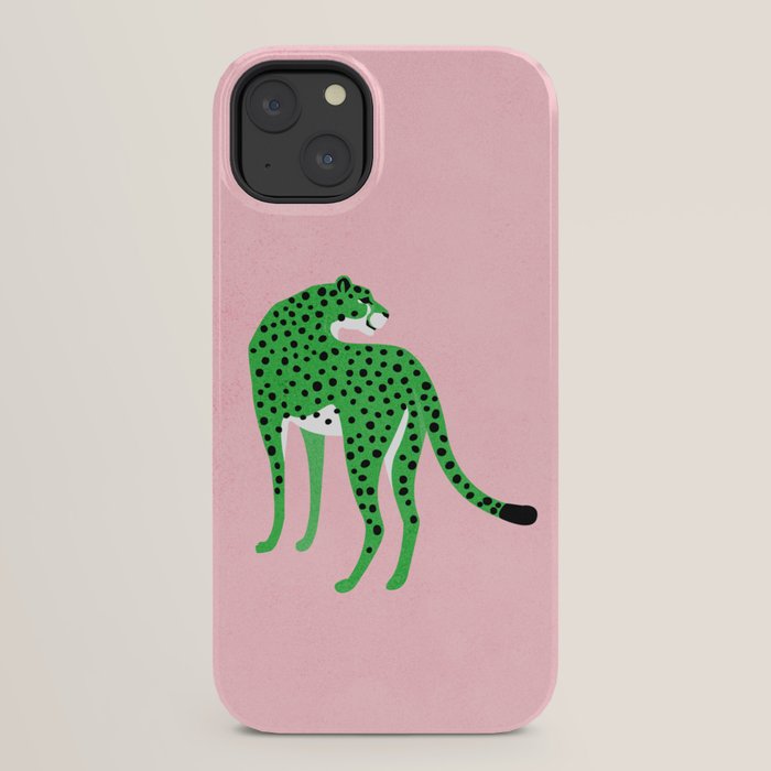 The Stare 2: Tropical Green Cheetah Edition iPhone Case Gallery Image 30