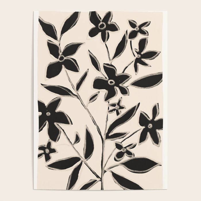 Abstract Minimal Flowers 16 Poster Gallery Image 4