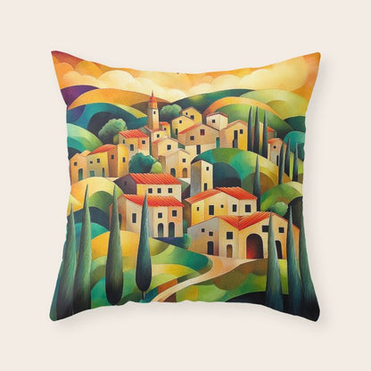 Eternal Tuscany Throw Pillow Gallery Image 3
