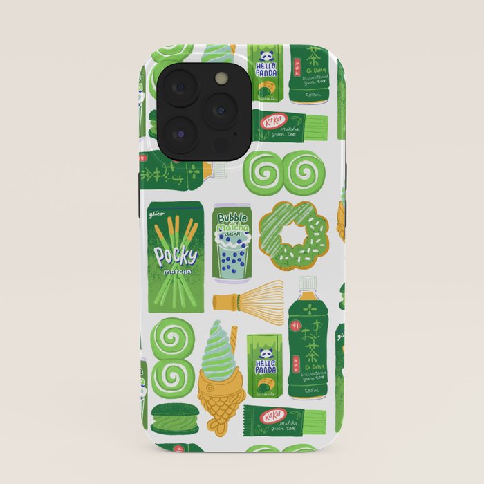 Matcha Green Tea Snacks iPhone Case Gallery Image 39