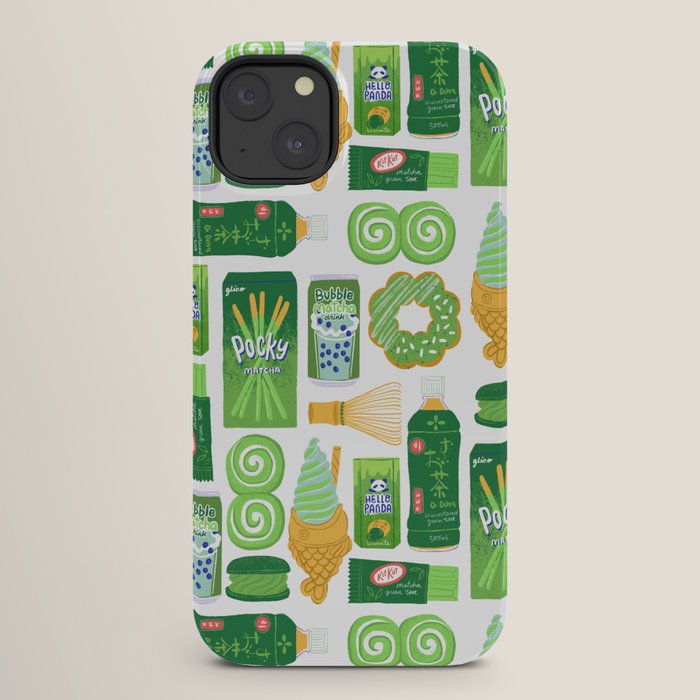 Matcha Green Tea Snacks iPhone Case Gallery Image 26