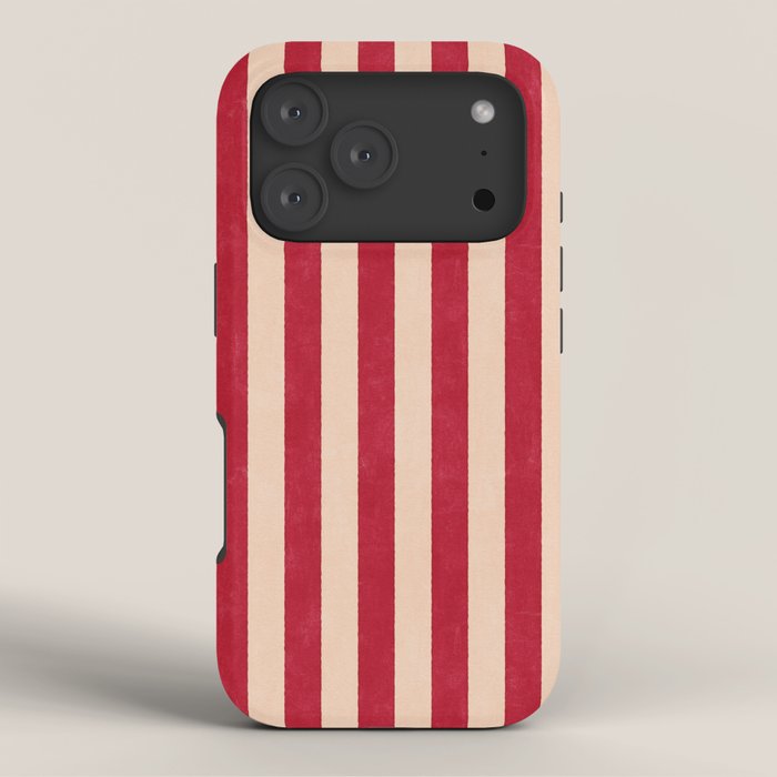STRIPES 001 L - Tomato iPhone Case Gallery Image 3