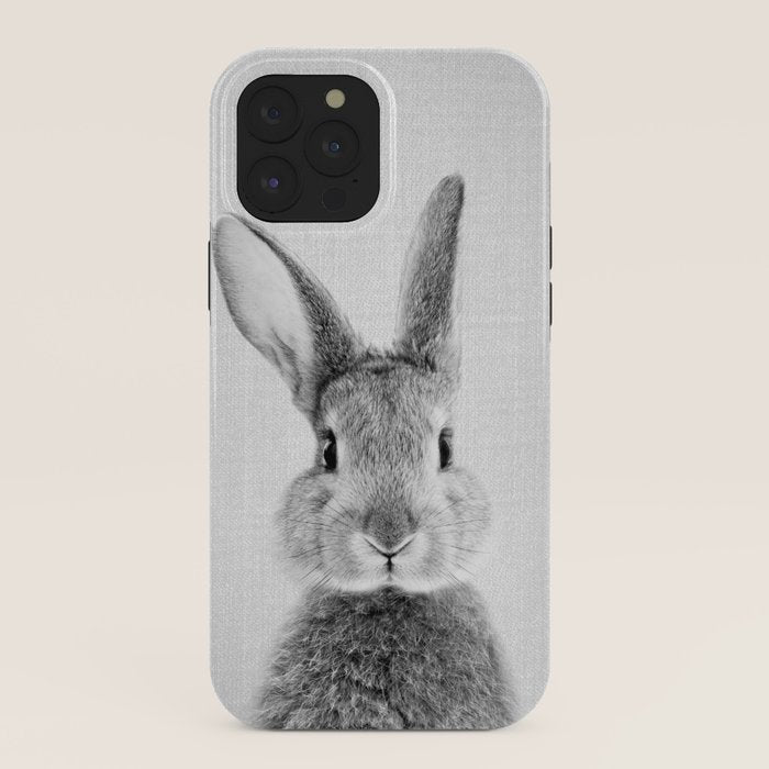 Rabbit - Black & White iPhone Case Gallery Image 40