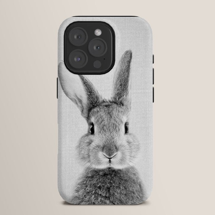 Rabbit - Black & White iPhone Case Gallery Image 15