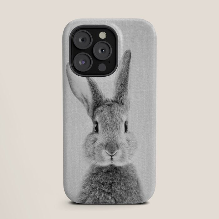 Rabbit - Black & White iPhone Case Gallery Image 19