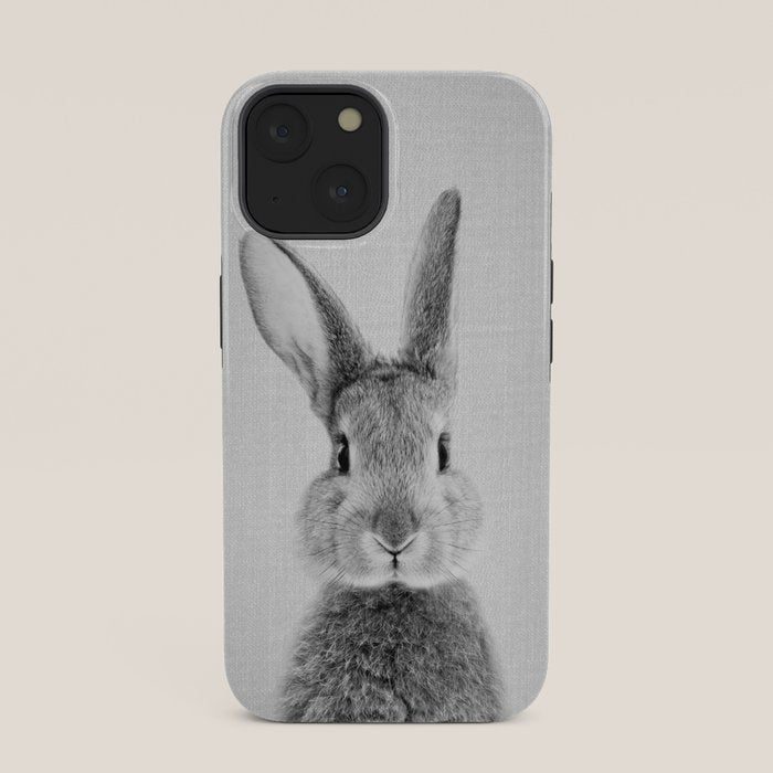 Rabbit - Black & White iPhone Case Gallery Image 33