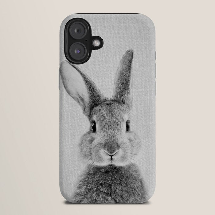 Rabbit - Black & White iPhone Case Gallery Image 10