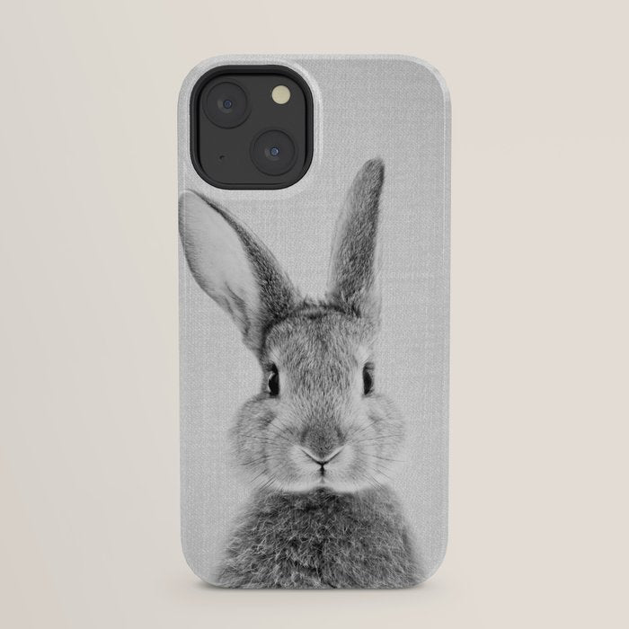 Rabbit - Black & White iPhone Case Gallery Image 21