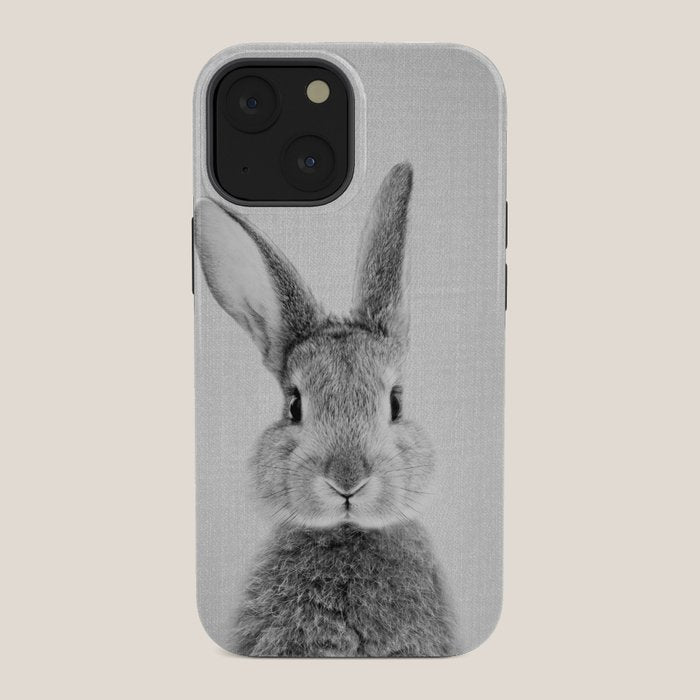 Rabbit - Black & White iPhone Case Gallery Image 34
