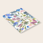 Upside Floral Olive Magenta Notebook Gallery Image 1