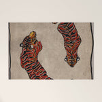 Two Tigers -- Ukiyo-e Style Welcome Mat Gallery Image 1