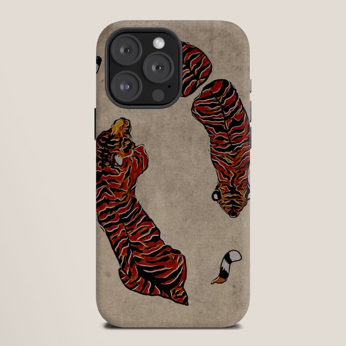 Two Tigers -- Ukiyo-e Style iPhone Case Gallery Image 12