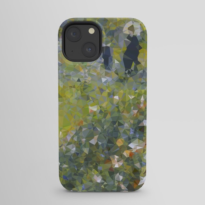 Monet Garden Low Poly Nature Art iPhone Case Gallery Image 29
