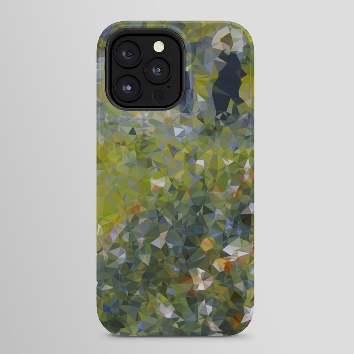 Monet Garden Low Poly Nature Art iPhone Case Gallery Image 24