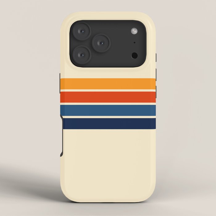Classic Retro Stripes iPhone Case Gallery Image 3