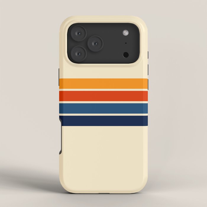 Classic Retro Stripes iPhone Case Gallery Image 4