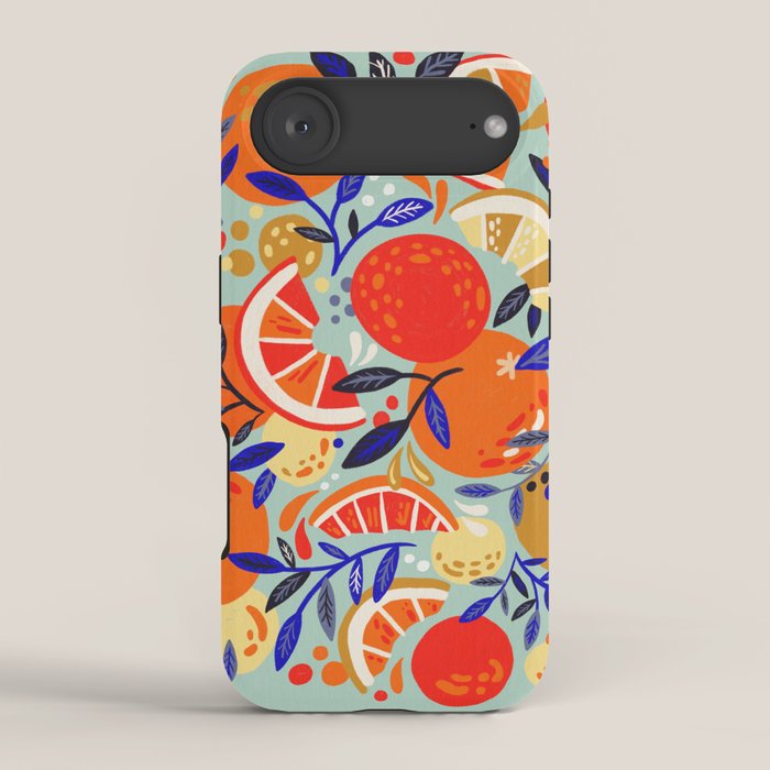 Fresh Citrus Mesh - Mint iPhone Case Gallery Image 2