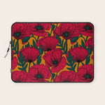 Red poppy garden Laptop Sleeve Gallery Image 1
