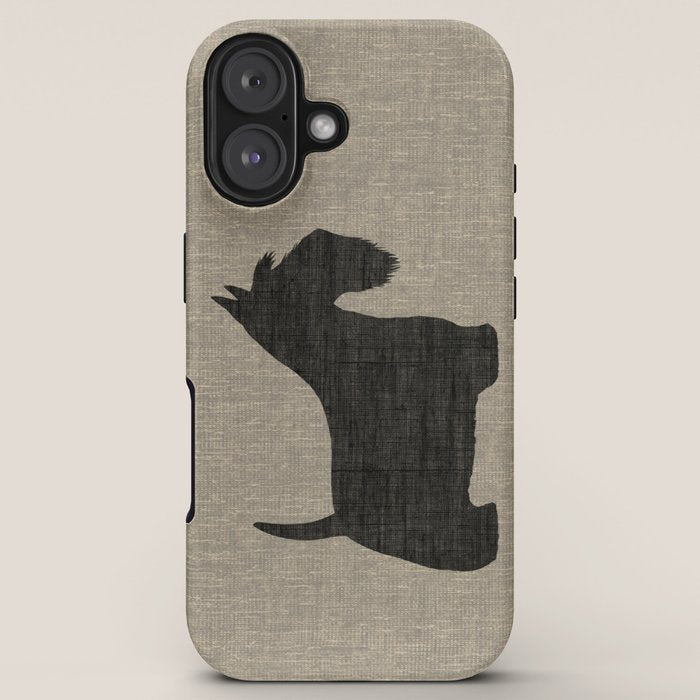Scottish Terrier | Black Scottie Dog Silhouette iPhone Case Gallery Image 5