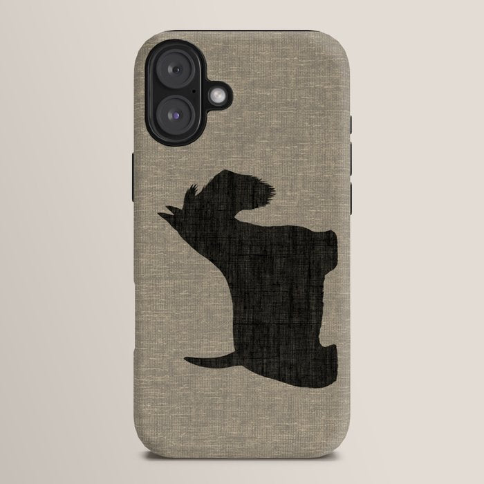 Scottish Terrier | Black Scottie Dog Silhouette iPhone Case Gallery Image 14