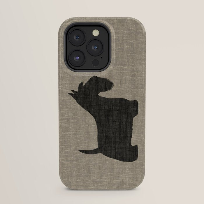 Scottish Terrier | Black Scottie Dog Silhouette iPhone Case Gallery Image 23