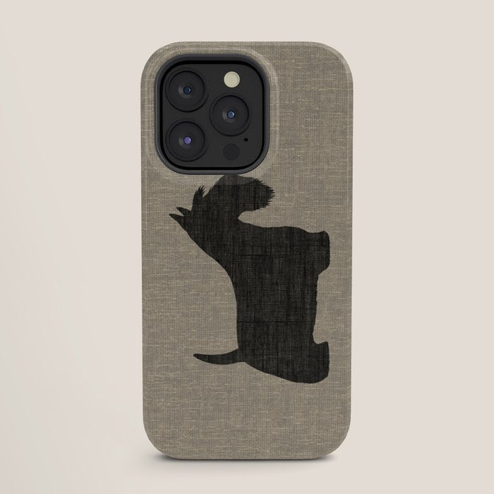 Scottish Terrier | Black Scottie Dog Silhouette iPhone Case Gallery Image 27