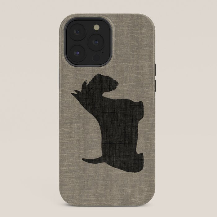 Scottish Terrier | Black Scottie Dog Silhouette iPhone Case Gallery Image 36